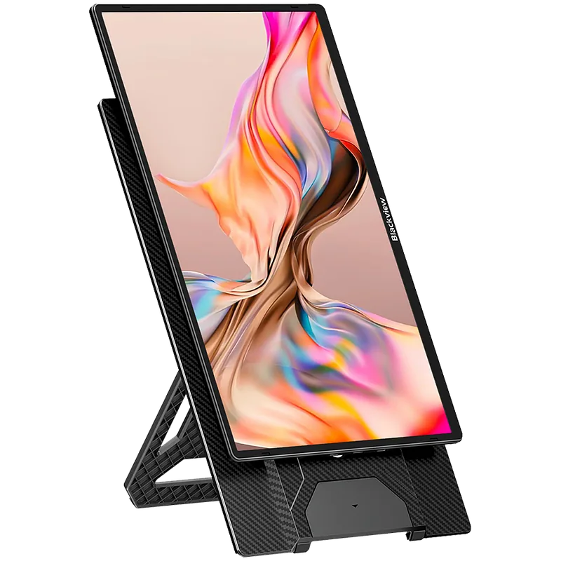 Portable monitor Blackview Table 9 LCD Monitor 16inch IPS FHD 1920×1200 16:9 LCD 60Hz 178 USB-C 3.1×2 Full 1xminiHDMI 368x237x29.5mm Plug into Laptop, PC, Game Console, and More, Plug & Play Black