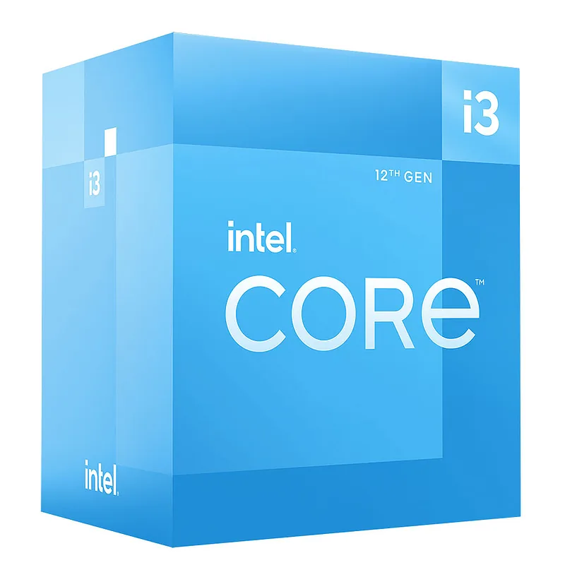 Intel, i3-12100F, 3.30 GHz, FCLGA1700, Processor threads 8, Intel Core i3, Processor cores 4