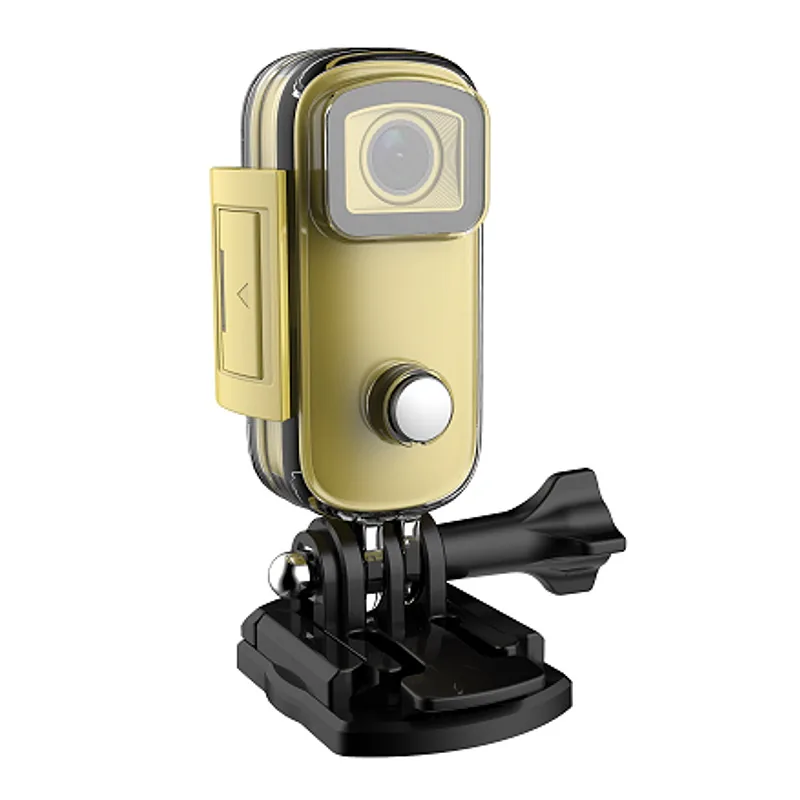 SJCam C100 Mini HD Action Thumb Waterpfoof 30m Camera Magnetic body Wi-Fi Live Mode Yellow