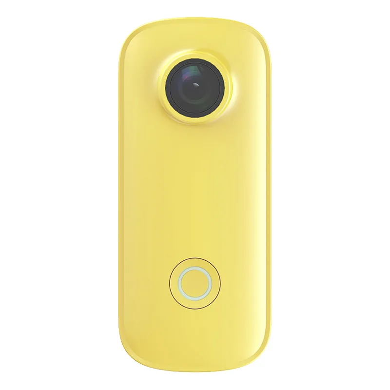 SJCam C100 Mini HD Action Thumb Waterpfoof 30m Camera Magnetic body Wi-Fi Live Mode Yellow