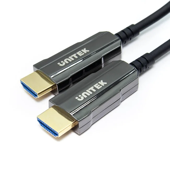 Unitek Kabel optyczny HDMI 2.0 AOC 4K 60Hz 40m czarny