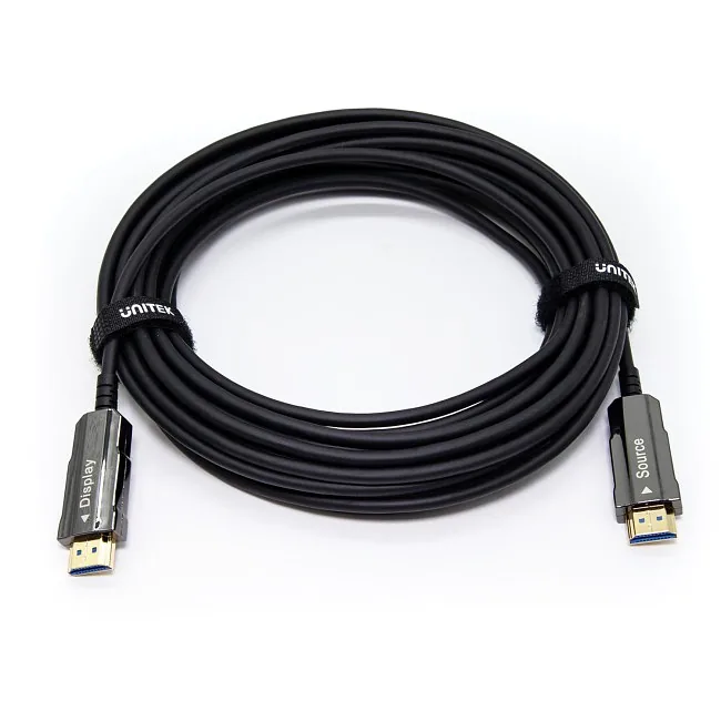 Unitek Kabel optyczny HDMI 2.0 AOC 4K 60Hz 40m czarny