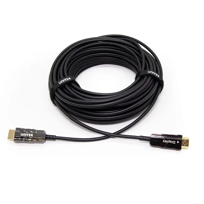 Unitek Kabel optyczny HDMI 2.0 AOC 4K 60Hz 40m czarny