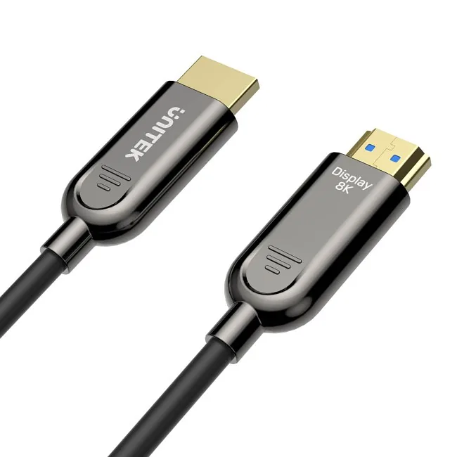 Unitek Kabel optyczny HDMI 2.1 AOC 8K 120Hz 80m