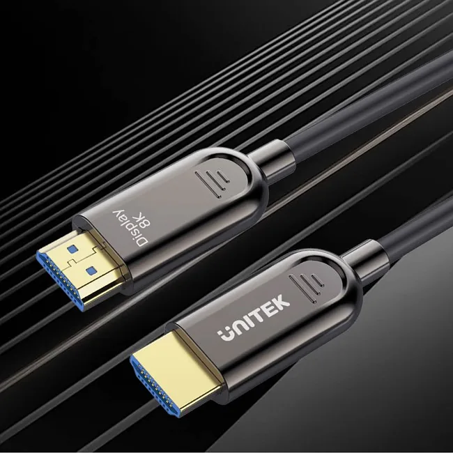 Unitek Kabel optyczny HDMI 2.1 AOC 8K 120Hz 80m