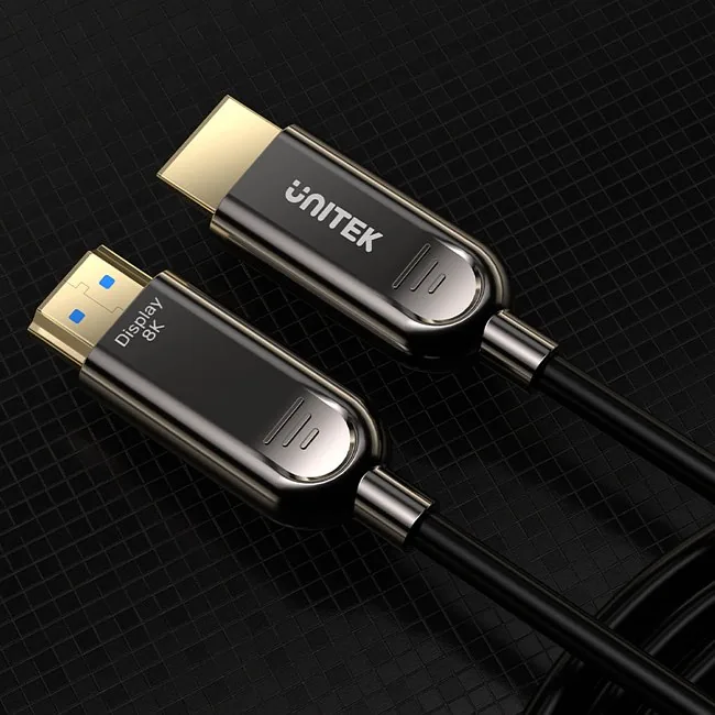 Unitek Kabel optyczny HDMI 2.1 AOC 8K 120Hz 80m