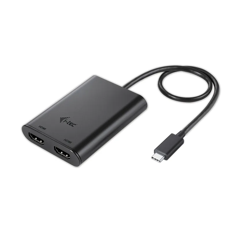 i-tec C31DUAL4KHDMI USB-graafikaadapter 3840 x 2160 pikslit Must