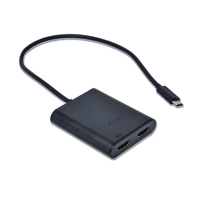 i-tec C31DUAL4KHDMI USB-graafikaadapter 3840 x 2160 pikslit Must