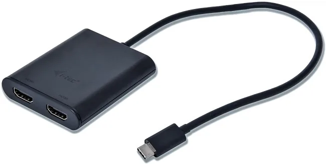 i-tec C31DUAL4KHDMI USB-graafikaadapter 3840 x 2160 pikslit Must