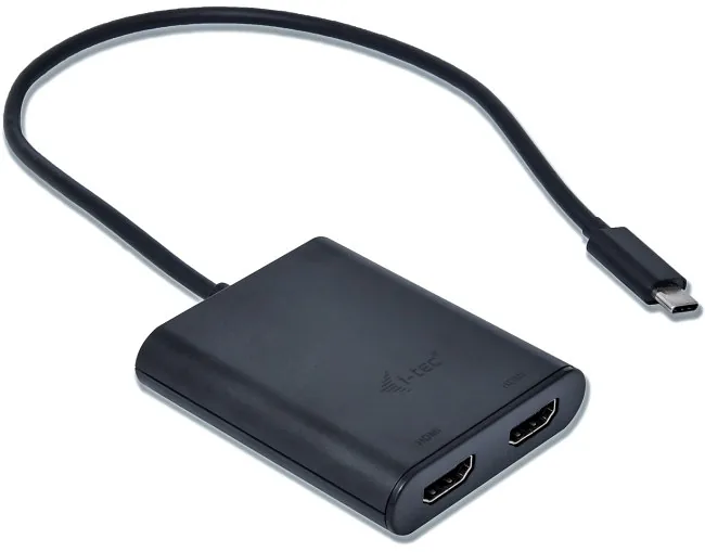 i-tec C31DUAL4KHDMI USB-graafikaadapter 3840 x 2160 pikslit Must