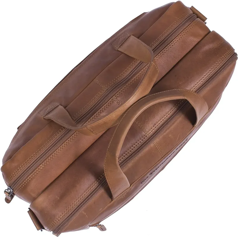 The Chesterfield Brand Ryan -sülearvutikott 17″ sülearvutile, konjak