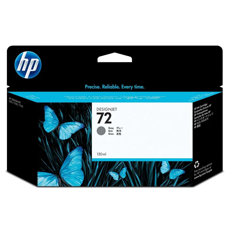 HP 72 130-ml Gray DesignJet Ink Cartridge trükipea Termotindiprinter