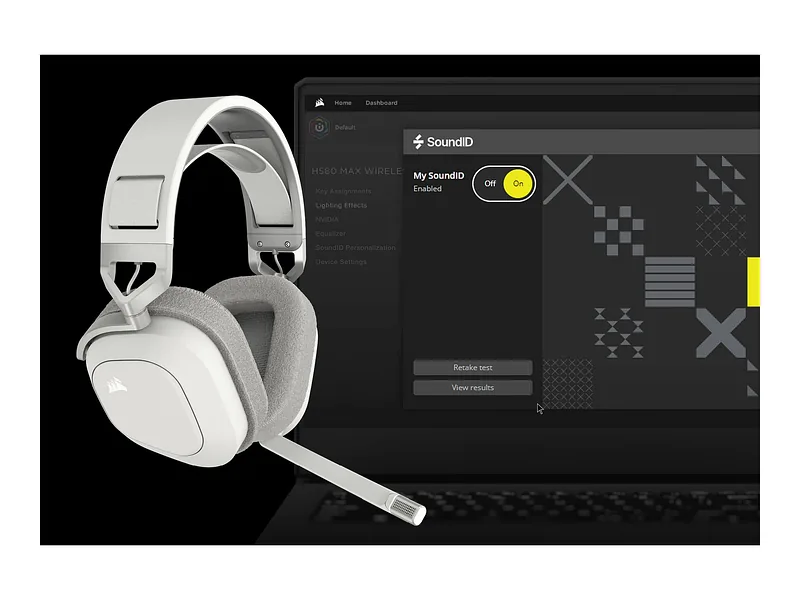 Corsair, Gaming Headset, HS80 MAX, Bluetooth, Over-Ear, Wireless