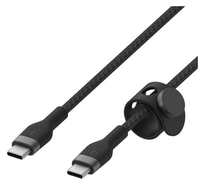 Belkin CAB011bt2MBK BOOST CHARGE™ USB-C do USB-C 2.0 silikonowy w oplocie 2m czarny