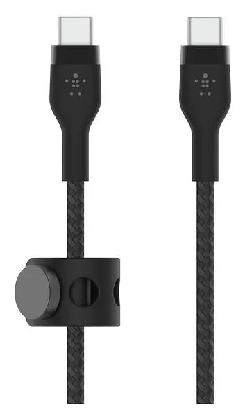 Belkin CAB011bt2MBK BOOST CHARGE™ USB-C do USB-C 2.0 silikonowy w oplocie 2m czarny