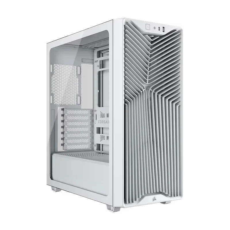 Corsair PC Case, 3200D RS, White, Mid-Tower