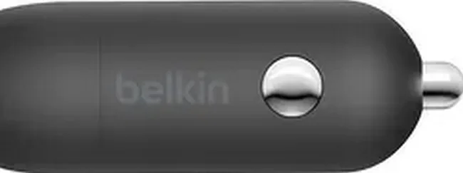 Belkin 30W USB-C, PD, PPS, czarna + kabel Lightning
