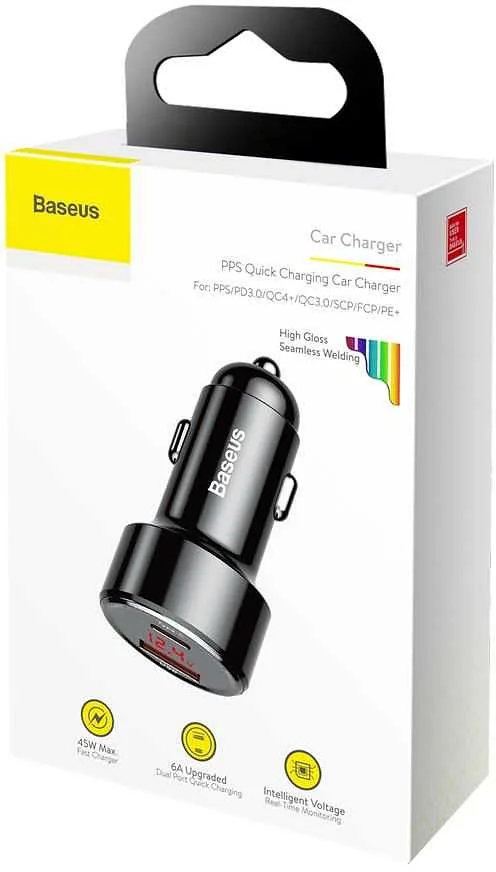 Baseus CCMLC20C-01 45W Black