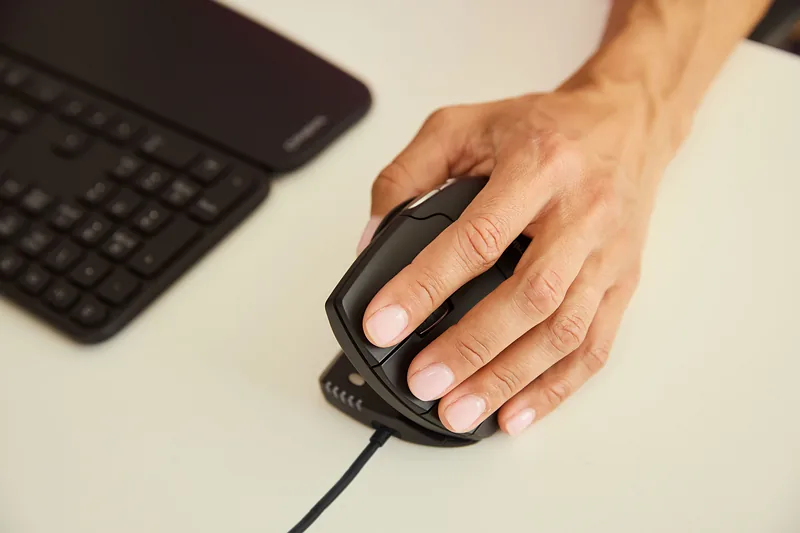 Contour Design Unimouse hiir Kontor Vasakpoolne USB tüüp-C Optiline 4000 DPI