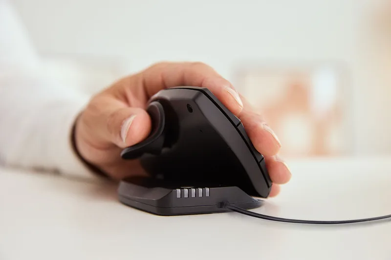 Contour Design Unimouse hiir Kontor Vasakpoolne USB tüüp-C Optiline 4000 DPI