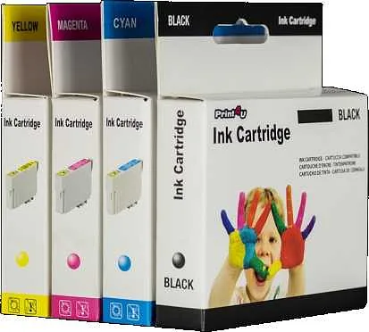 Print4U CH/2933B001 analog Canon CLI-521BK Black, 9 ml