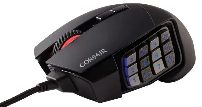 Corsair Scimitar Elite RGB18000 DPI Black