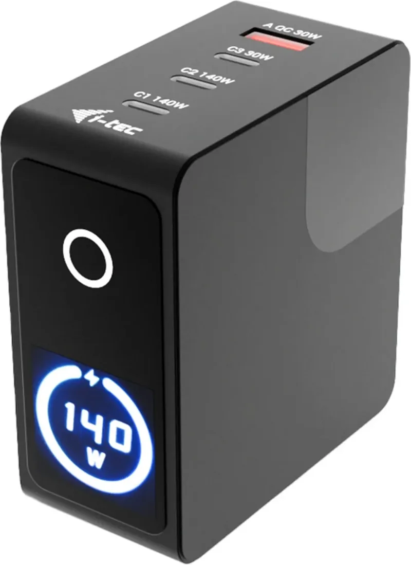 i-tec 140W USB | 3x USB-C | 1x USB-A | LCD | 150 cm