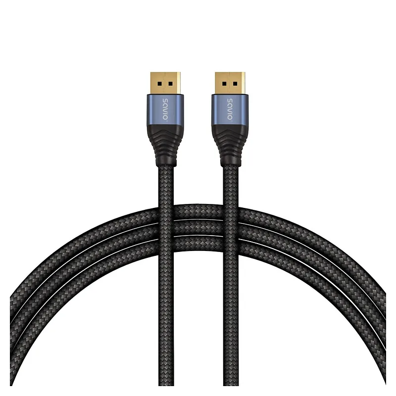 Savio CL-210 DisplayPort cable 2 m Black