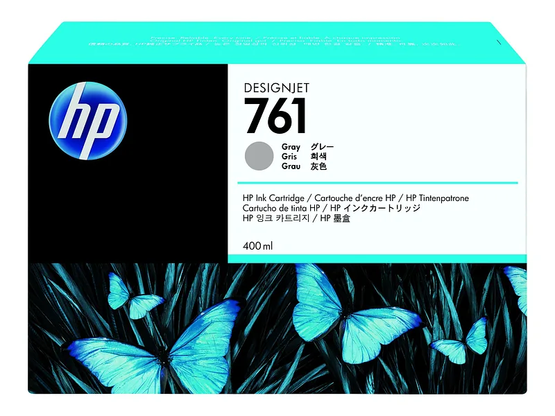 HP 761 400-ml Gray DesignJet Ink Cartridge trükipea Termotindiprinter