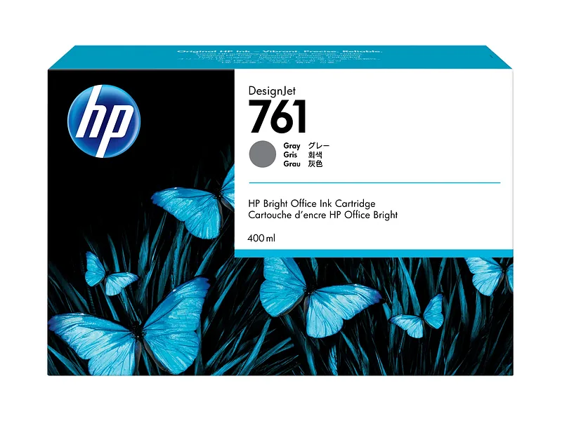 HP 761 400-ml Gray DesignJet Ink Cartridge trükipea Termotindiprinter
