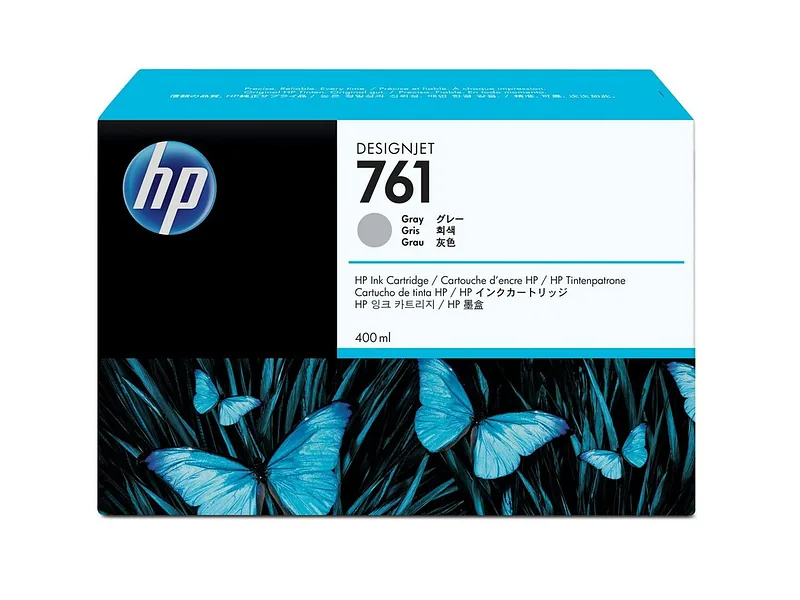 HP 761 400-ml Gray DesignJet Ink Cartridge trükipea Termotindiprinter
