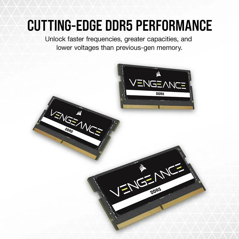 Corsair Vengeance DDR5 32GB 5600MHz SO-DIMM SODIMM (CMSX32GX5M1A5600C48)