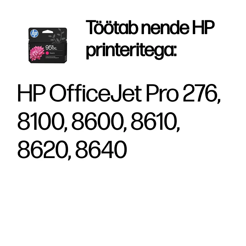 HP 951XL High Yield Magenta Original Ink Cartridge tindikassett 1 tk