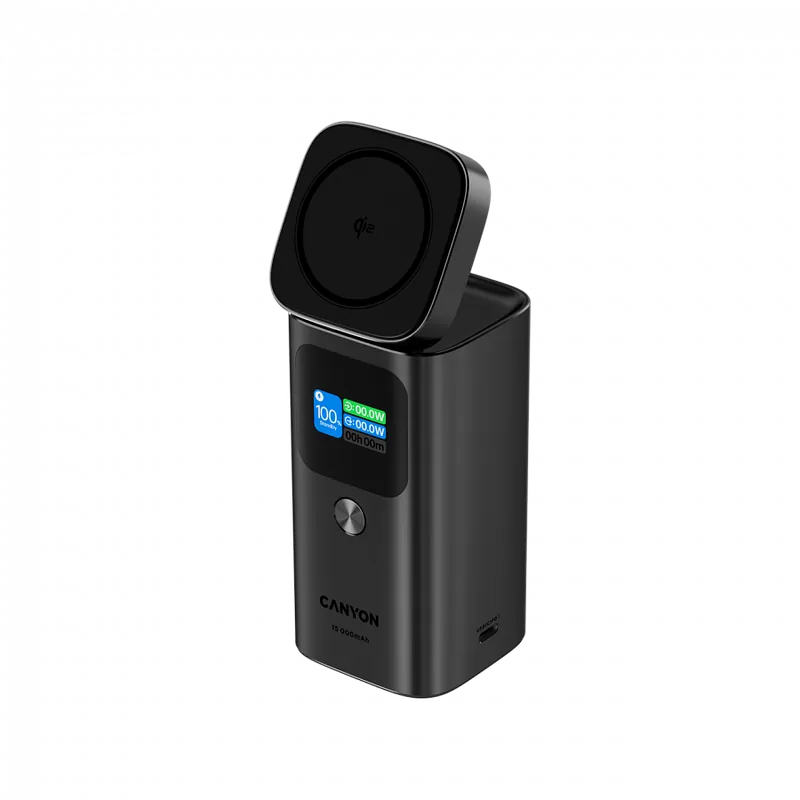 Canyon OnPower 150 15000 mAh Aluminium Qi2 magnetyczny grafitowy