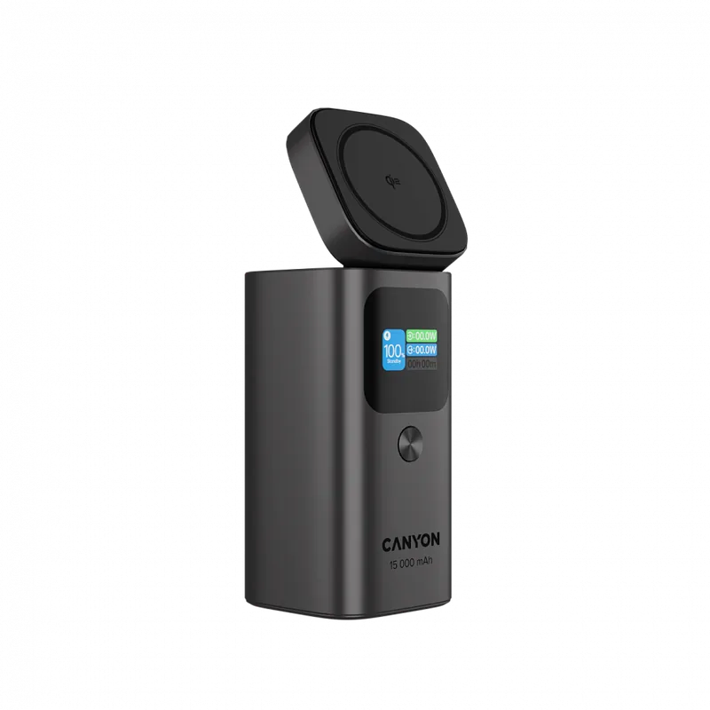 Canyon OnPower 150 15000 mAh Aluminium Qi2 magnetyczny grafitowy