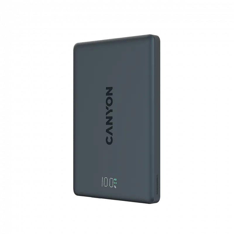 Canyon OnPower 500 PD20W 5000 mAh aluminium magnetyczny czarny
