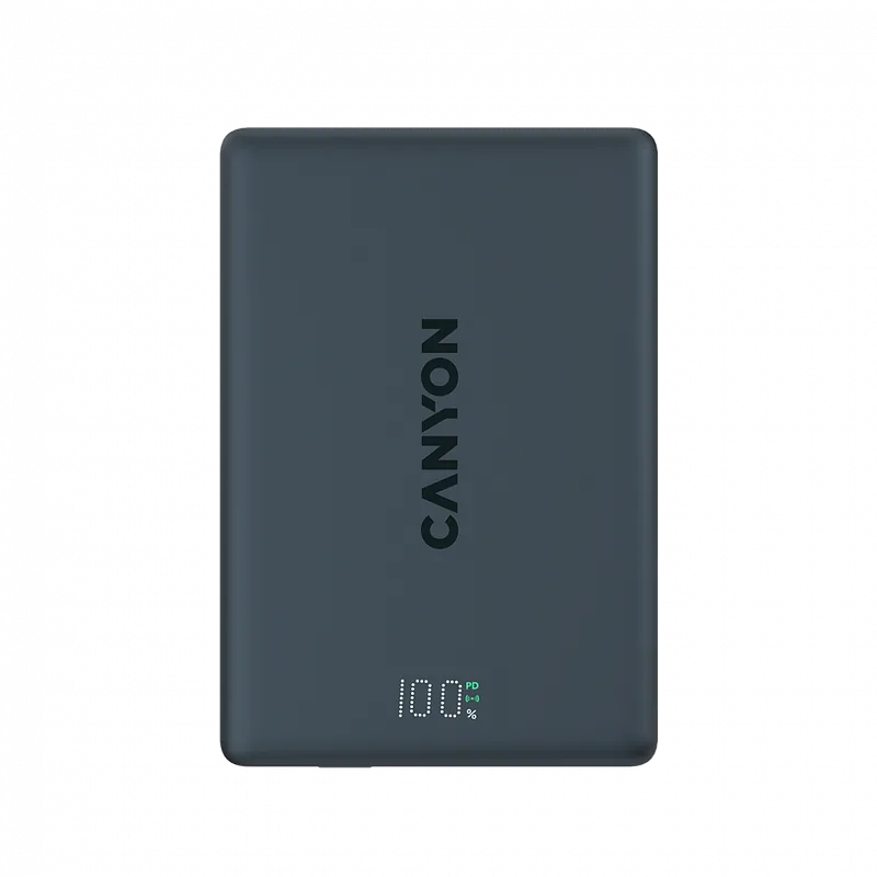 Canyon OnPower 500 PD20W 5000 mAh aluminium magnetyczny czarny