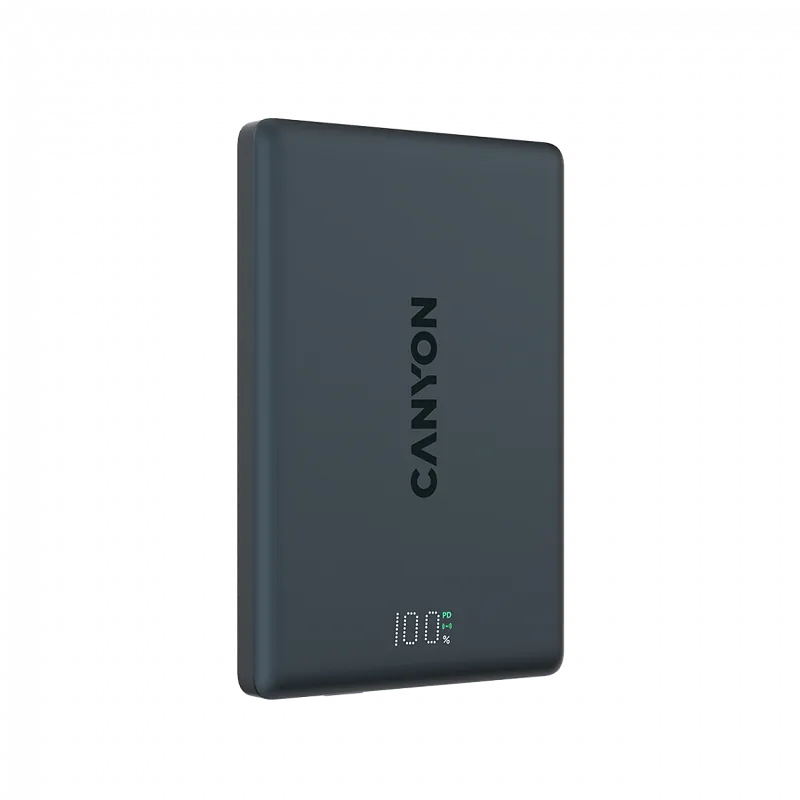 Canyon OnPower 500 PD20W 5000 mAh aluminium magnetyczny czarny