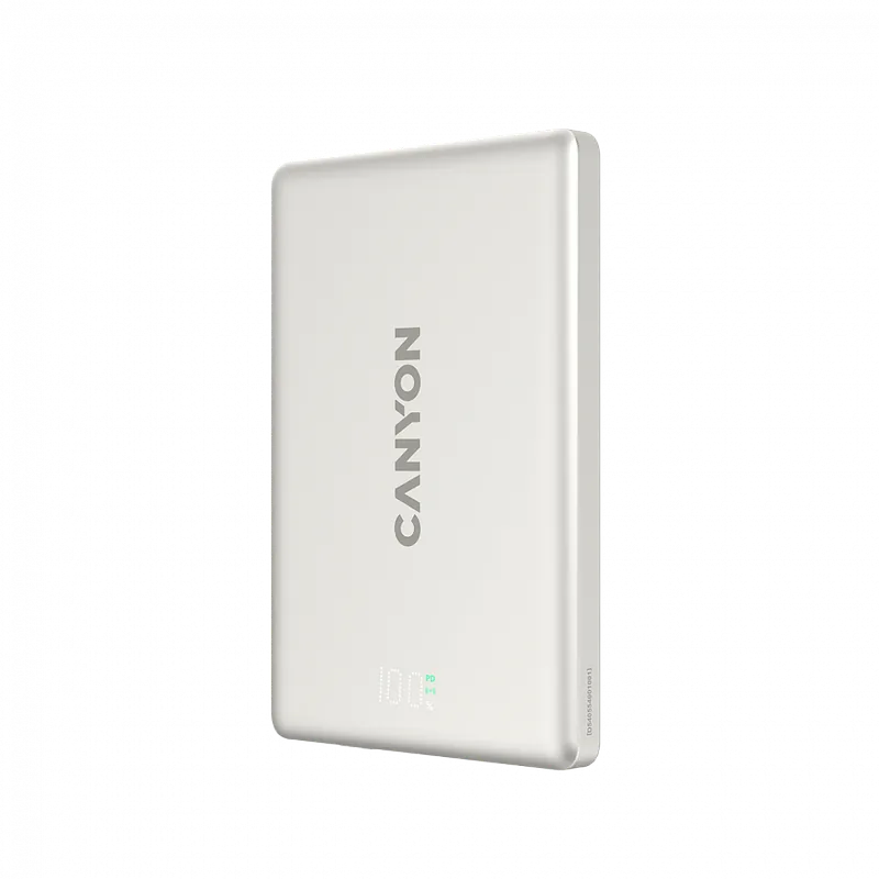 Canyon OnPower 500 PD20W 5000 mAh auminium magnetyczny szary