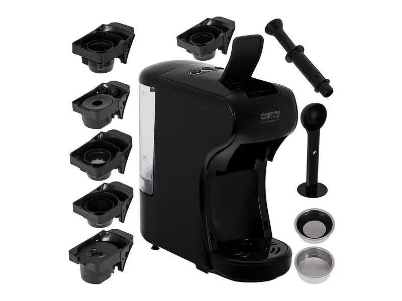 Camry, Multi-capsule espresso machine, CR 4414bb, Pump pressure 19 bar, Capsule, 1450 W, Black