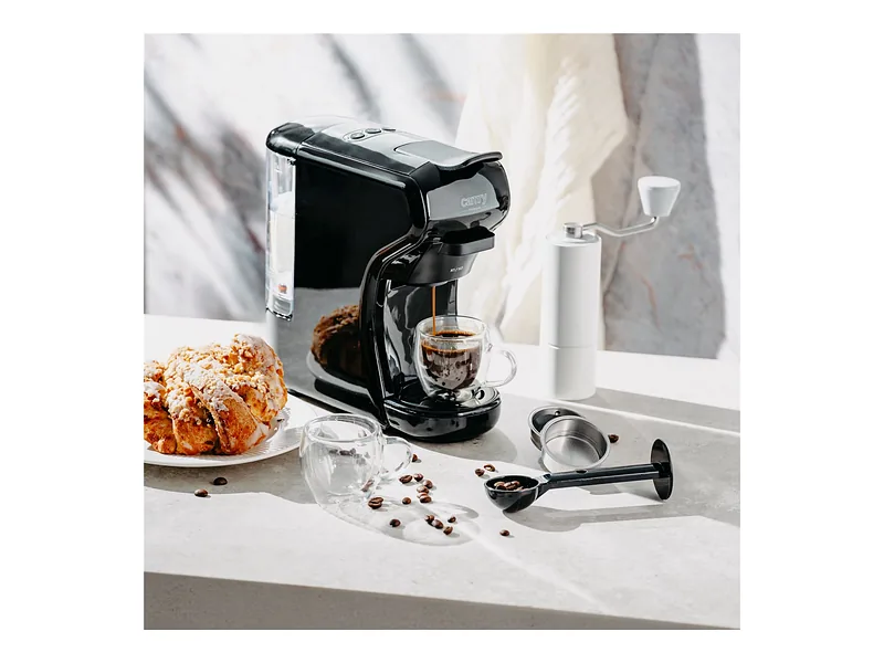 Camry, Multi-capsule espresso machine, CR 4414bb, Pump pressure 19 bar, Capsule, 1450 W, Black