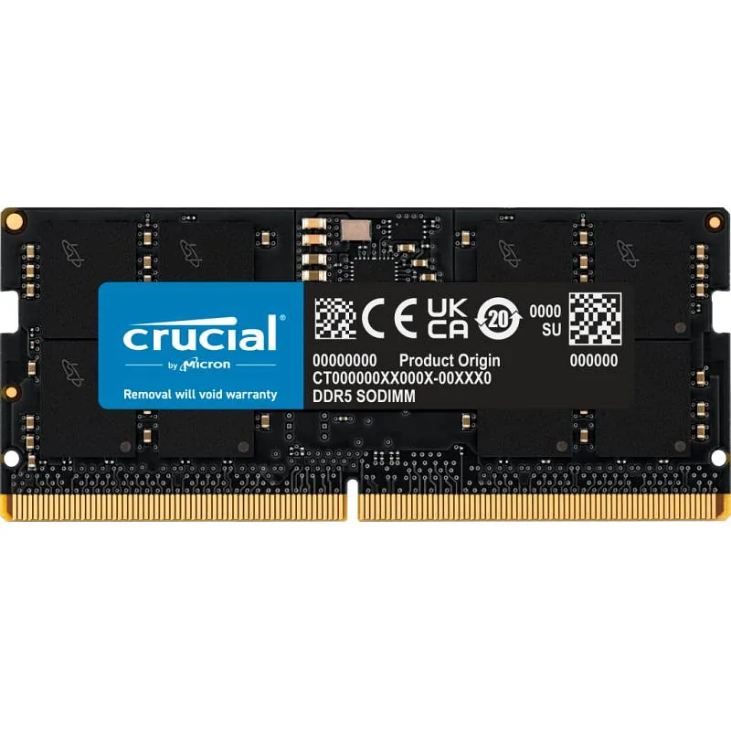 Crucial DDR5 16GB 4800MHz SO-DIMM SODIMM (CT16G48C40S5)