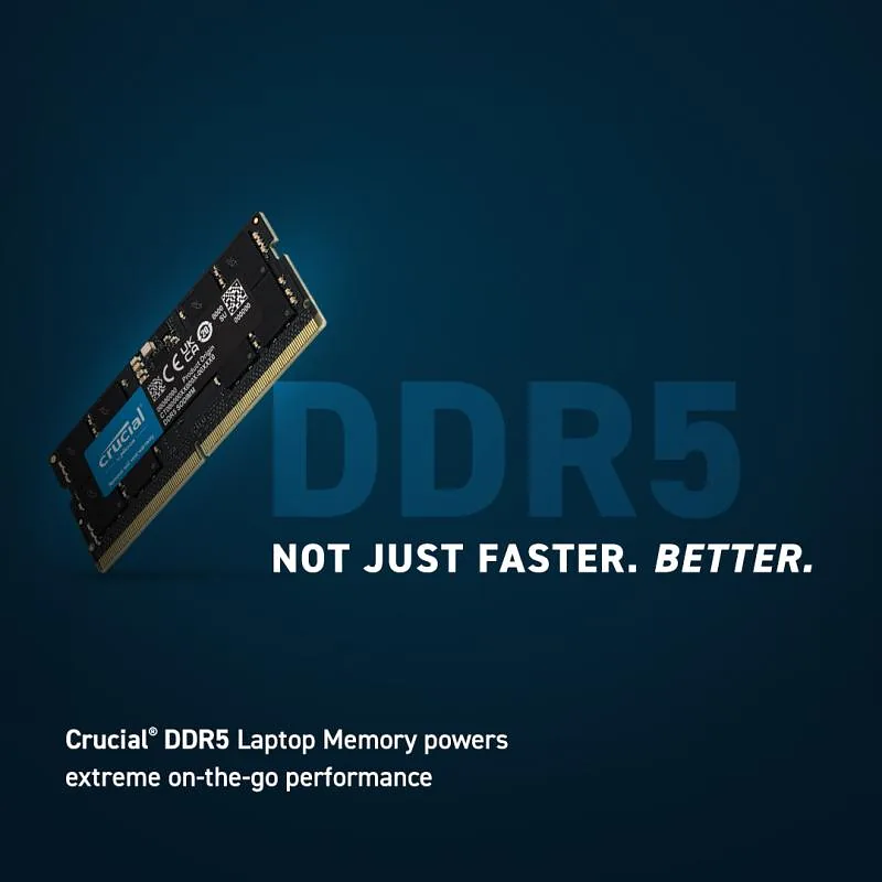 Crucial DDR5 24GB 5600MHz SO-DIMM SODIMM (CT24G56C46S5)