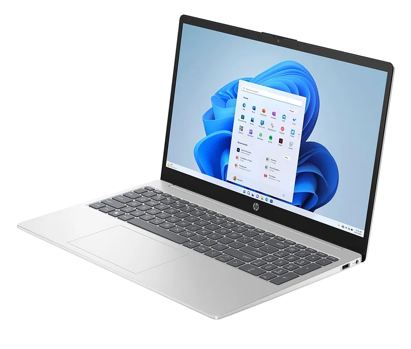 HP 15-fc0002nw laptop with AMD Ryzen™ 7 5825U, 39.6 cm (15.6″) Full HD, 16 GB DDR4 RAM, 512 GB SSD, Wi-Fi 6 (802.11ax), Windows 11 Home, silver