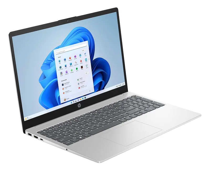 HP 15-fc0002nw laptop with AMD Ryzen™ 7 5825U, 39.6 cm (15.6″) Full HD, 16 GB DDR4 RAM, 512 GB SSD, Wi-Fi 6 (802.11ax), Windows 11 Home, silver