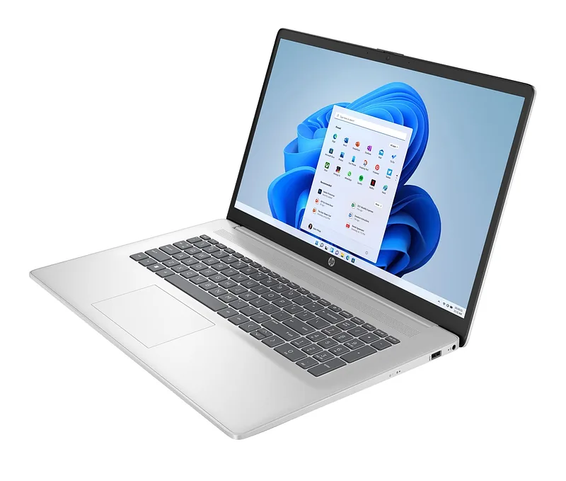 HP 17-cp3003nw laptop with AMD Ryzen™ 7 7730U, 43.9 cm (17.3″) Full HD, 16 GB DDR4 RAM, 512 GB SSD, Wi-Fi 6 (802.11ax), Windows 11 Home, silver