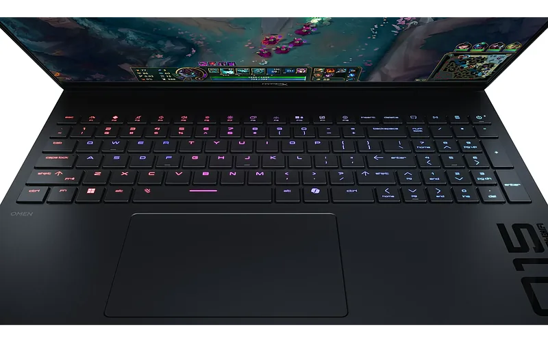 HyperX OMEN 15-ga0004no Intel® Core™ i5 i5-14500HX Sülearvuti 38,9 cm (15.3″) 2K 16 GB DDR5-SDRAM 1 TB SSD NVIDIA GeForce RTX 5050 Wi-Fi 6 (802.11ax) Windows 11 Home Must