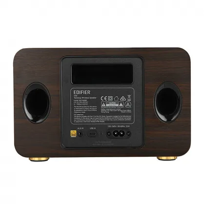 Edifier D32 Tabletop Wireless Speaker Black Walnut
