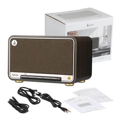 Edifier D32 Tabletop Wireless Speaker Black Walnut