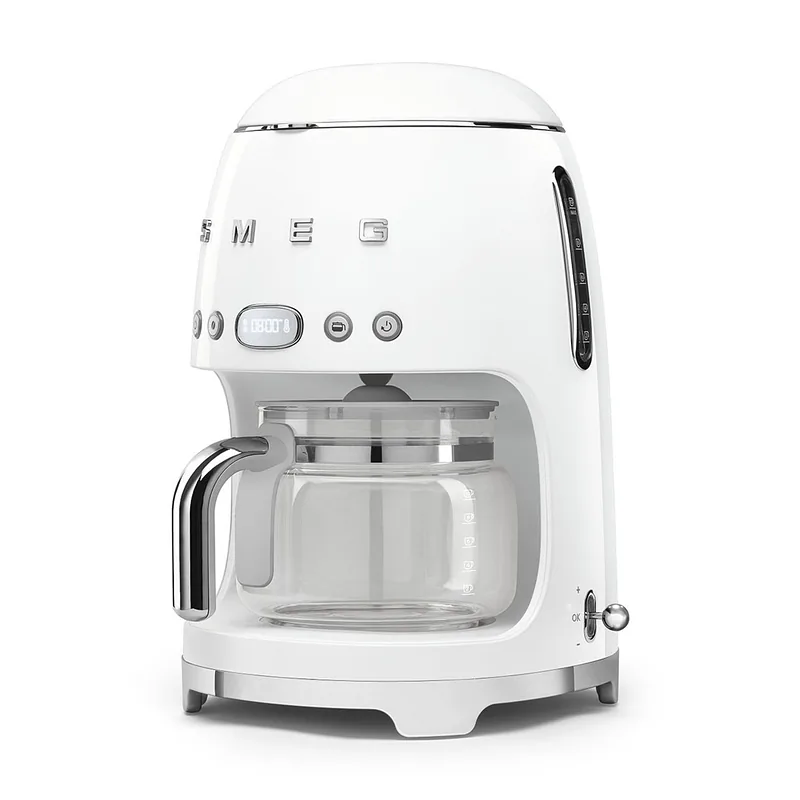 Smeg 50’s Style Drip Filter Coffee Machine DCF02WHEU White